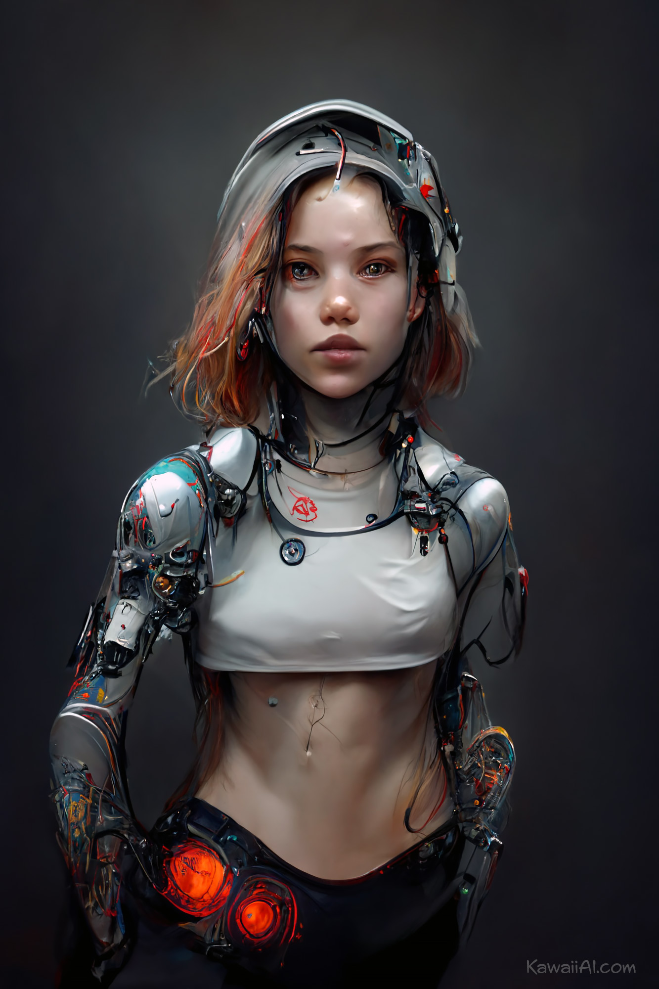 Futuristic digital art representation of Artificial Intelligence